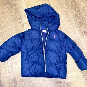 Ralph Lauren blue Puffer Jacket- Baby 18-24 Months